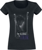 Wednesday - Allergic To Colour - T-Shirt Manches courtes - Femme - noir