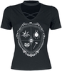 Wednesday - Crest - T-Shirt Manches courtes - Femme - noir