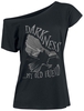 Wednesday - Darkness... My Old Friend - T-Shirt Manches courtes - Femme - noir