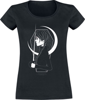 Wednesday - Mohooooonlight - T-Shirt Manches courtes - Femme - noir
