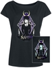 Wednesday - Nevermore - T-Shirt Manches courtes - Femme - noir