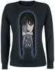 Wednesday - No Hug Zone - Sweat-shirt - Femme - noir