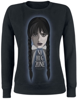 Wednesday - No Hug Zone - Sweat-shirt - Femme - noir