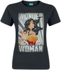 Wonder Woman - Poster - T-Shirt Manches courtes - Femme - noir