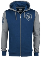 World Of Warcraft - Alliance Pride - Sweat-shirt zippé à capuche - Homme - bleu gris