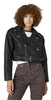 Wrangler - Fender Moto Jacket - Veste en imitation cuir - Femme - noir