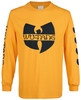 Wu-Tang Clan - Black Logo - T-shirt manches longues - Homme - jaune
