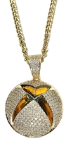Xbox - King Ice - Sphere Logo Necklace - Collier - Unisexe - couleur or
