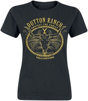 Yellowstone - Protect The Family - T-Shirt Manches courtes - Femme - noir