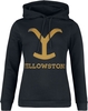 Yellowstone - Yellowstone - Sweat-shirt à capuche - Femme - noir