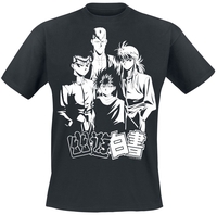 Yu Yu Hakusho - Spirit Detectives - T-Shirt Manches courtes - Homme - noir