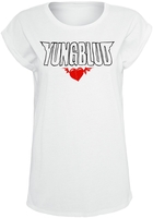Yungblud - Heart Logo - T-Shirt Manches courtes - Femme - blanc
