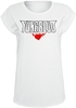 Yungblud - Heart Logo - T-Shirt Manches courtes - Femme - blanc