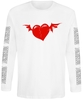 Yungblud - Heart Logo - T-shirt manches longues - Homme - blanc