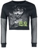 Zombie Makeout Club - Skeleton - T-shirt manches longues - Femme - noir
