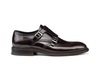 Alberto - Homme Double Cuir Monk Cuir Poli