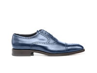 Andrea - Richelieu Wing Wing en cuir bleu marine pour homme