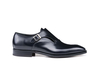 Augusto - Mocassin noir en cuir cordovan pour hommes