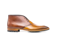 Caligola - Desert Desert marron marron en cuir de veau pour homme