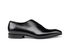 Cesare - Cuir Cordovan Noir Homme Oxford Plain Vamp