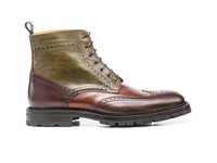 Colombo - Bottine brogue aile déco multicolore