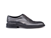 Da Vinci - Richelieu en cuir déco gris pour hommes Oxford Wing Brogue