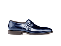 Dante - Boucle simple brillante bleu marine
