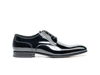 Frank - Derby Plain Men Wedding Patent Black