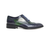Fred - Chaussures Oxford bleues et vertes