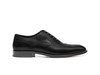 Fred - Richelieu à oreilles Oxford en cuir de veau noir pour hommes