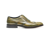 Fred - Richelieu ailé Oxford en cuir olive pour hommes