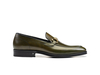Gianni - Mocassin en cuir olive Decò pour homme