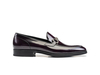 Gianni - Mocassins Horsebit en cuir poli violet