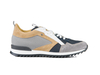 Mercurio - Low running running en daim multicolore gris