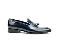 Romeo - Mocassins à pampilles bleu brillant