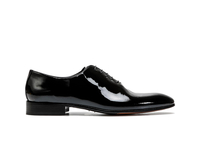 Verdi - Cuir verni noir Homme Oxford uni