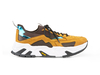 Vulcano - Baskets chaussettes en daim cola