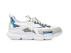 Vulcano - Sock sneakers veau velours blanc
