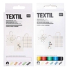 10 feutres textiles - basic & fluo