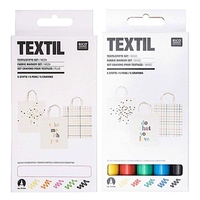 10 feutres textiles - basic & fluo