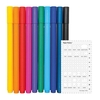 10 stylos gel fin 0, 4 mm + Pochoir ic