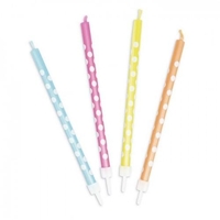 12 bougies multicolores