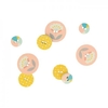 12 boutons en bois Scandisweet