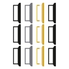 12 stickers onglets pour Bullet journal - noir-gris-dor