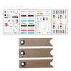 131 stickers symboles Bullet journal couleurs vives + 20