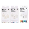 15 feutres textiles - basic,  fashion et fluo