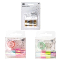 15 mini masking tapes iridescents 1, 2 x 1, 8 m