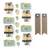 15 stickers polaroid effet 3D + 20
