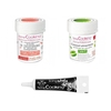 2 colorants alimentaires corail-vert + Stylo gla