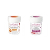 2 colorants alimentaires en poudre - orange-pourpre